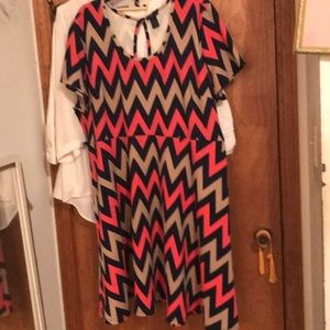 Size 3X Chevron Dress
